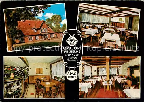 AK / Ansichtskarte Bispingen Restaurant Wilhelms Gaststube ADAC Hotel Bispingen