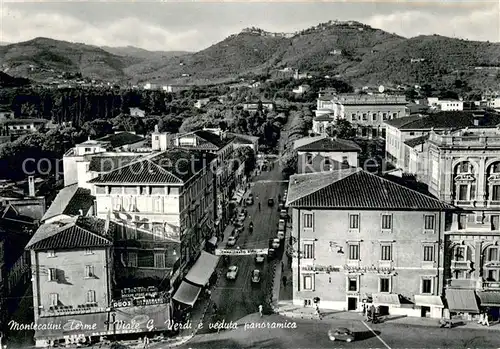 AK / Ansichtskarte Montecatini_Terme Viale G. Verdi e veduta panoramica Montecatini Terme