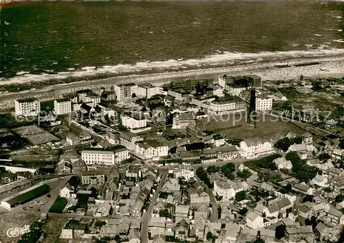 AK / Ansichtskarte Borkum Nordseebad Nordseeinsel Fliegeraufnahme Borkum