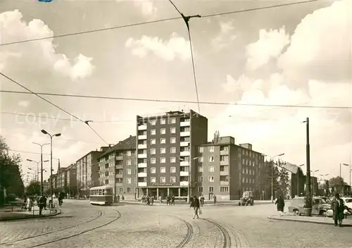 AK / Ansichtskarte Olomouc Stadtzentrum Strassenbahn Olomouc