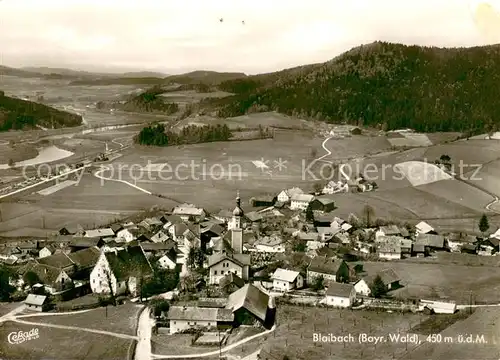 AK / Ansichtskarte Blaibach im Bayerischen Wald Fliegeraufnahme Blaibach