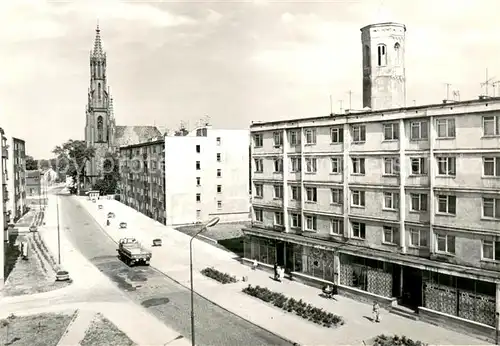 AK / Ansichtskarte Luban Ulica Wroclawska Kirche Luban
