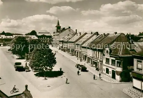 AK / Ansichtskarte Lomnice_nad_Popelkou Platz Stadtzentrum Lomnice_nad_Popelkou