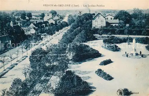 AK / Ansichtskarte Brinon sur Sauldre Les jardins publics Monument Brinon sur Sauldre