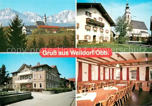 AK / Ansichtskarte Weildorf_Oberbayern Gasthof Stockklausner Weildorf Oberbayern