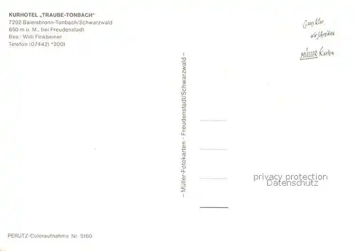 AK / Ansichtskarte Tonbach Kurhotel Traube Tonbach Gastraeume Whirlpool Hallenbad Tonbach