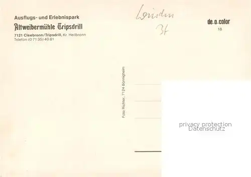 AK / Ansichtskarte Tripsdrill_Cleebronn Altweibermuehle Vinarium Erlebnispark Teilansichten Tripsdrill_Cleebronn