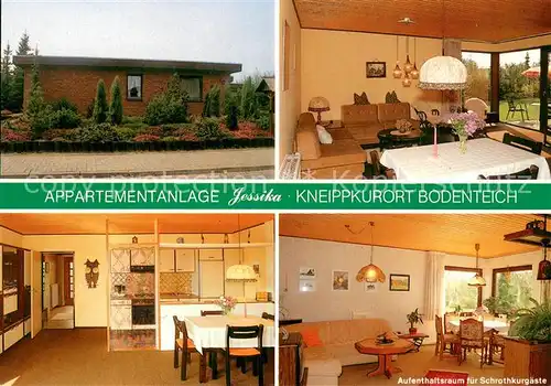 AK / Ansichtskarte Bodenteich Appartementanlage Jessika Gastraeume Aufenthaltsraum Bodenteich