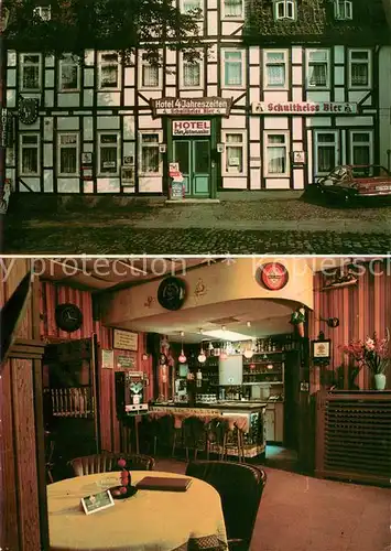 AK / Ansichtskarte Helmstedt Hotel Vierjahreszeiten Gaststube Helmstedt