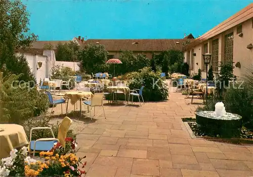 AK / Ansichtskarte Lampertheim_Bergstrasse Cafe Schmerker Gartencafe Lampertheim_Bergstrasse