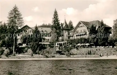 AK / Ansichtskarte Titisee Neustadt Treschers Schwarzwaldhotel am See Titisee Neustadt