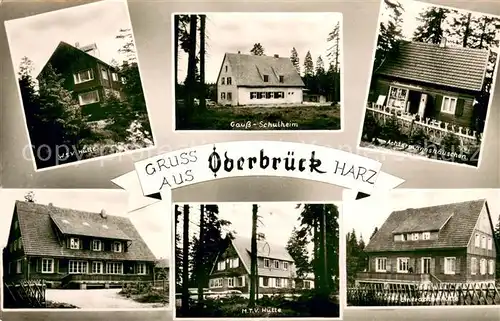 AK / Ansichtskarte Oderbrueck WSV Huette Gauss Schulheim Achtermannsduschen  Oderbrueck