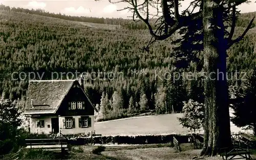 AK / Ansichtskarte Wildbad_Schwarzwald Forsthaus Grosse Tanne im Rollwassertal Wildbad_Schwarzwald