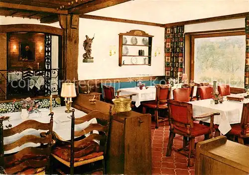 AK / Ansichtskarte Haeusern_Schwarzwald Hotel Adler Gaststube Haeusern Schwarzwald