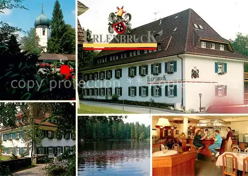 AK / Ansichtskarte Hinterzarten Ferienclub Erlenbruck Kirche Titisee Bar Hinterzarten