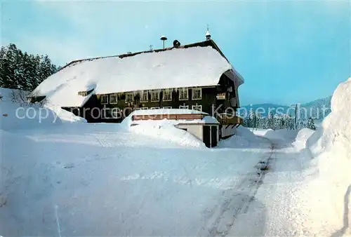 AK / Ansichtskarte Ibach_St_Blasien Gasthaus Pension Adler Ibach_St_Blasien