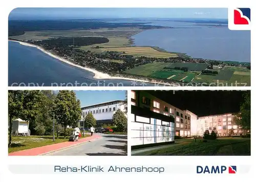 AK / Ansichtskarte Ahrenshoop_Ostseebad Fliegeraufnahme Reha Klinik Ahrenshoop_Ostseebad