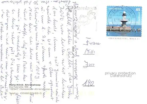 AK / Ansichtskarte Ahrenshoop_Ostseebad Fliegeraufnahme Reha Klinik Ahrenshoop_Ostseebad