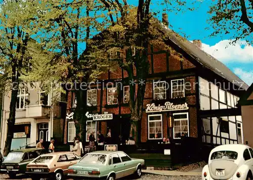 AK / Ansichtskarte Burg_Fehmarn Altes Fachwerkhaus Cafe Kroeger Burg Fehmarn