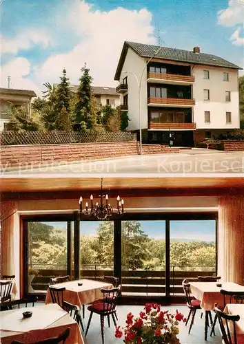 AK / Ansichtskarte Wilhelmsfeld Gaestehaus Schriesheimer Hof Gaststube Wilhelmsfeld