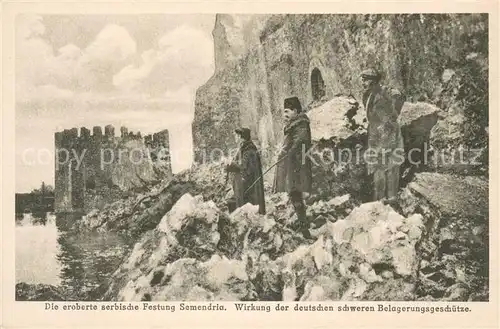 AK / Ansichtskarte Semendria_Jezava Eroberte serbische Festung 1. Weltkrieg Semendria Jezava