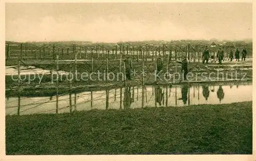 AK / Ansichtskarte Strypa Befestigtes Sumpfgelaende an der Strypafront 1916 Serie Weltkrieg 1914 16 Strypa