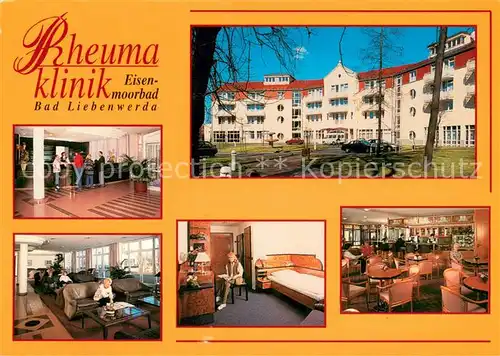 AK / Ansichtskarte Bad_Liebenwerda Rheumaklinik Eisenmoorba Aufenthalts und Speiseraum Zimmer Bad_Liebenwerda