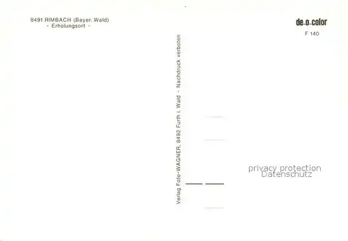 AK / Ansichtskarte Rimbach_Bayrischer_Wald Teilansichten Ortspartien Panorama Rimbach_Bayrischer_Wald