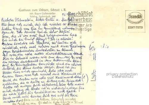 AK / Ansichtskarte Schnait_Weinstadt_Remstal Panorama Schnait_Weinstadt_Remstal