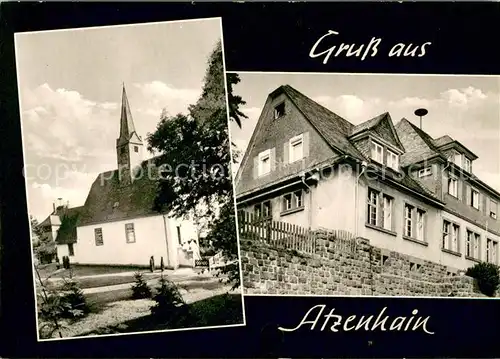 AK / Ansichtskarte Atzenhain Kirche Ortsmotiv Atzenhain