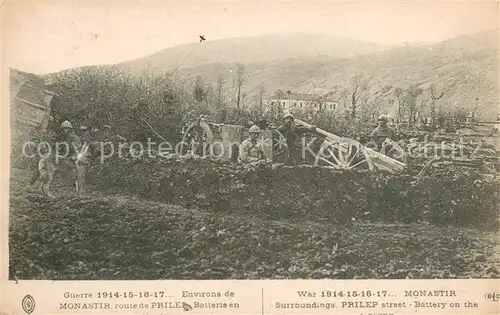 AK / Ansichtskarte Monastir Pendant la Grande Guerre 1914 18 Monastir