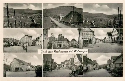AK / Ansichtskarte Neuhausen_Metzingen Stadtansichten Strassenpartien Panorama Landschaft Neuhausen Metzingen