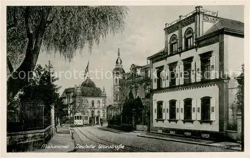 AK / Ansichtskarte Alsterweiler Zentrum Strassenbahn Gebaeude Alsterweiler