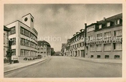 AK / Ansichtskarte Tailfingen_Albstadt AH Strasse Oberamtssparkasse Tailfingen_Albstadt