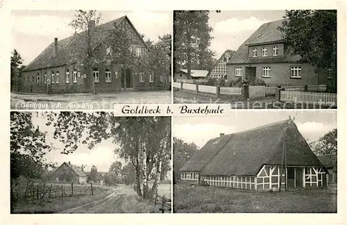 AK / Ansichtskarte Goldbeck_Buxtehude Gasthaus Augustin Ortsmotive Goldbeck Buxtehude