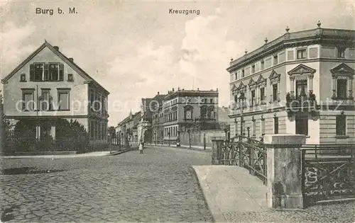 AK / Ansichtskarte Burg_Magdeburg Kreuzgang Burg Magdeburg