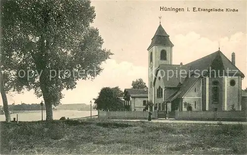 AK / Ansichtskarte Hueningen_Huningue Eglise Kirche 