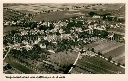 AK / Ansichtskarte Pfaffenhofen_Roth Fliegeraufnahme Pfaffenhofen Roth