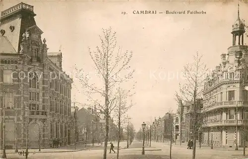AK / Ansichtskarte Cambrai Boulevard Faidherbe Cambrai
