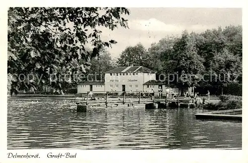 AK / Ansichtskarte Delmenhorst Graft Bad Badesteg Delmenhorst