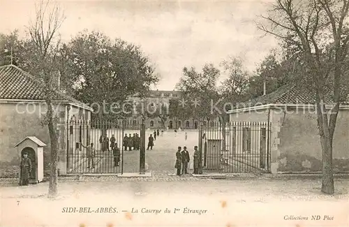 AK / Ansichtskarte Sidi Bel Abbes Caserne du 1er Etranger Sidi Bel Abbes