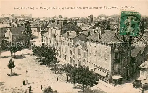 AK / Ansichtskarte Bourg en Bresse Vue generale Quartier des Brotteaux et Faubourg de Macon Bourg en Bresse