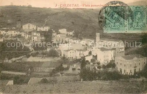 AK / Ansichtskarte Caldetas Vista panoramica Caldetas