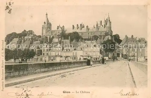 AK / Ansichtskarte Gien Pont et le Chateau Gien