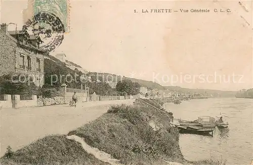 AK / Ansichtskarte La_Frette sur Seine_Oise Vue generale Bords de la Seine La_Frette sur Seine_Oise