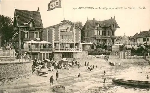 AK / Ansichtskarte Arcachon_Gironde Le Siege de la Societe La Voile Arcachon Gironde