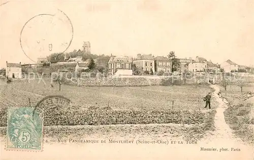 AK / Ansichtskarte Montlhery Vue panoramique et la tour Montlhery
