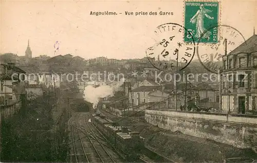 AK / Ansichtskarte Angouleme Vue prise des gares Angouleme