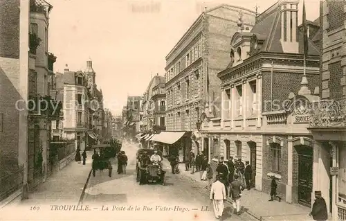 AK / Ansichtskarte Trouville sur Mer La Poste de la Rue Victor Hugo Trouville sur Mer