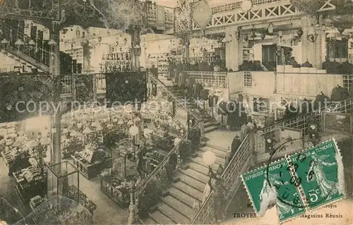 AK / Ansichtskarte Troyes_Aube Interieur des Magasins Reunis Troyes Aube